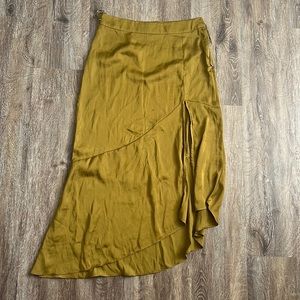Free people satin skirt